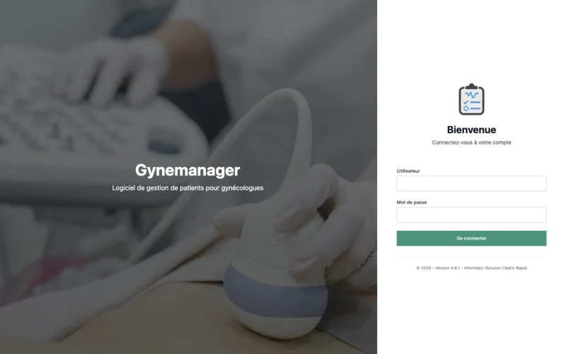 Capture d'écran 1 — Gynemanager